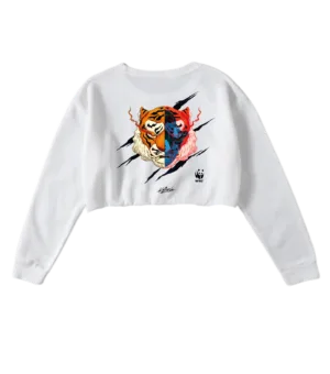 KATUN X WWF Organic Cotton Sweater Women - Crop Top